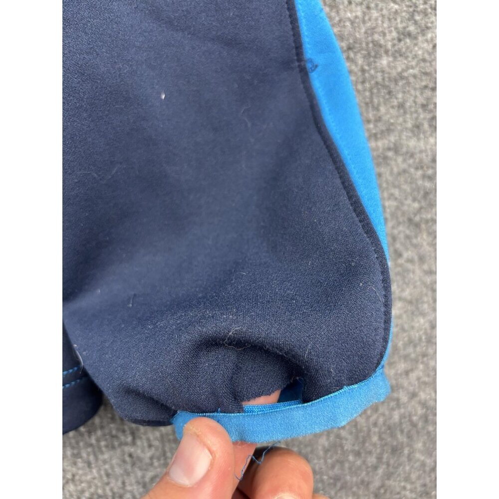 The North Face Jacket Mens Large Blue Navy Full Zip Fleece Colorblock Pockets - Picture 10 of 10